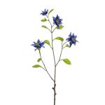 Branche décorative Clématite RUHNA, bleu, 75cm