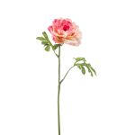 Renoncule artificielle KRISTY, rose-fuchsia, 60cm