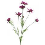 Cosmos artificiel sur tige BAILING, violet, 90cm