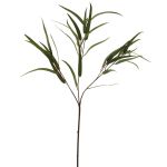 Branche décorative d'eucalyptus ZIYUMU avec graines, vert, 80cm