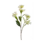 Hortensia artificiel ALAZNE, crème, 75cm