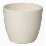 Pot pour plantes en céramique TEHERAN BASAR, crème, 12cm, Ø13,5cm