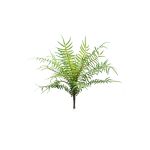 Fougère type Blechnum artificielle CASCOT sur piquet, vert, 25cm