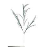 Branche artificielle Panicules de stipa YECORA, bleu, 130cm