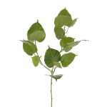 Branche artificielle Ficus religiosa IRELIA, fruits, vert, 80cm