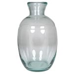 Vase décoratif LIRICA en verre, transparent, 29,5cm, Ø18cm