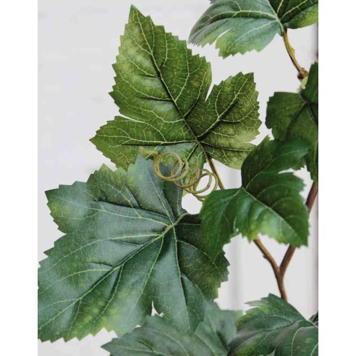 Branche de feuilles de vigne artificielle H 70 cm Vert