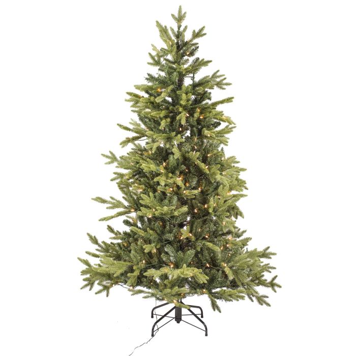 Acheter des Arbre de Noël artificiel GRAZ SPEED, LEDs, 210cm, Ø 130cm - Faux arbres