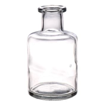 Vase en verre BARTOLOMEA, transparent, 11,8cm, Ø6,8cm