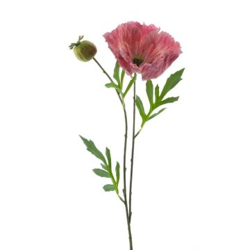 Coquelicot décoratif EDESSA, rose, 80cm