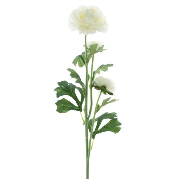 Fleur artificielle Renoncule PROTO, crème, 65cm