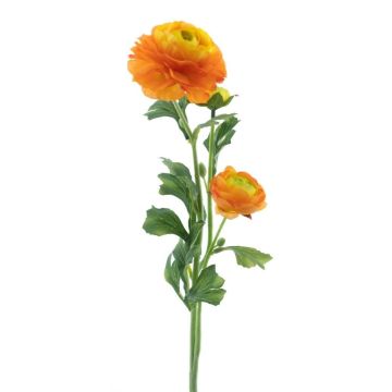 Fleur artificielle Renoncule PROTO, orange-jaune, 65cm