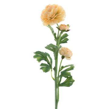 Fleur artificielle Renoncule PROTO, pêche, 65cm