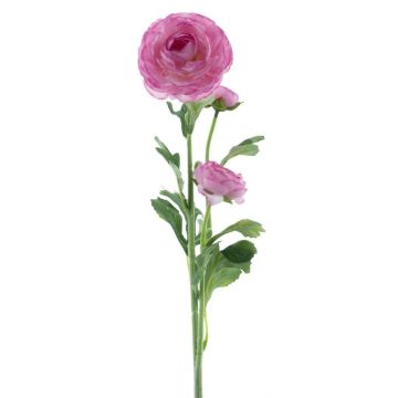 Fleur artificielle Renoncule PROTO, fuchsia, 65cm