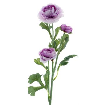 Fleur artificielle Renoncule PROTO, lilas-blanc, 65cm