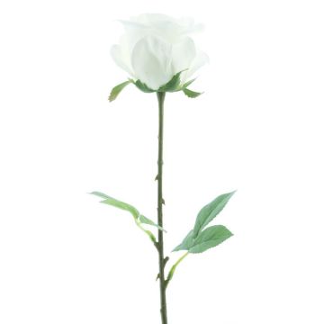 Rose artificielle RUYUN, blanc, 45cm