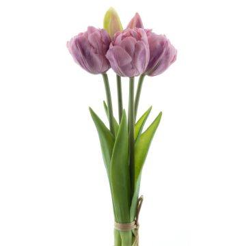 Bouquet de tulipes décoratives LANEA, lilas, 30cm, Ø15cm