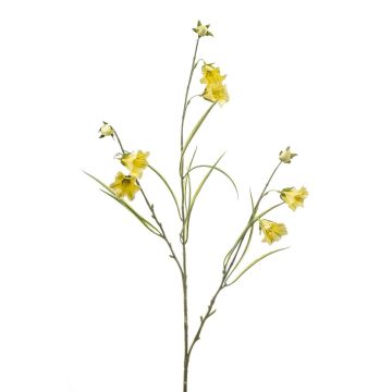 Campanule artificielle PHEIDA, jaune clair, 95cm