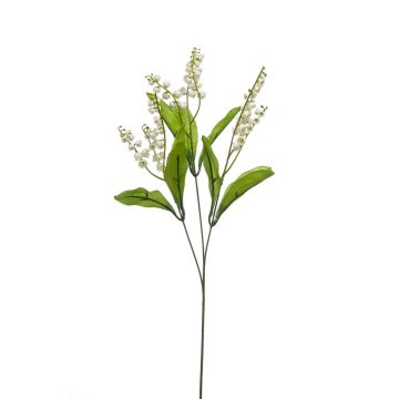 Muguet artificiel PLUVIA, blanc, 70cm