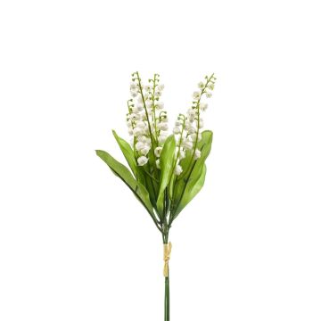 Bouquet de muguet artificiel LEGOL, blanc, 35cm