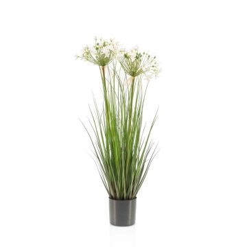 Herbe artificielle Agapanthus BIBIANKA, blanc, 80cm