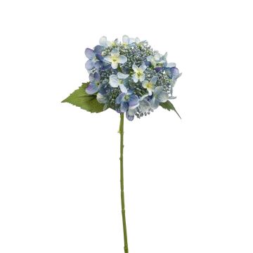 Fleur artificielle Hortensia CALESA, bleu clair, 50cm