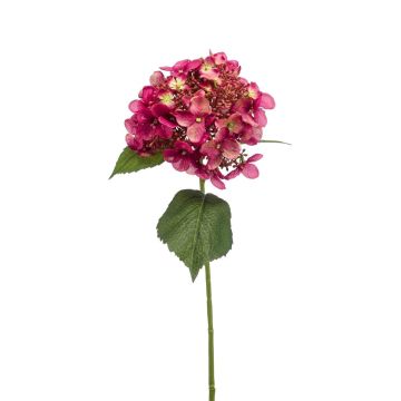 Fleur artificielle Hortensia CALESA, fuchsia, 50cm