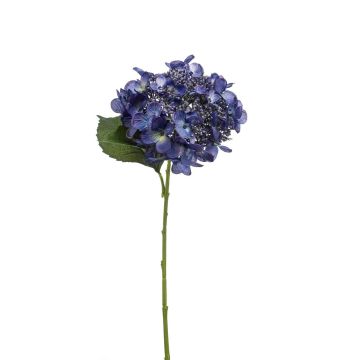 Fleur artificielle Hortensia CALESA, bleu foncé, 50cm