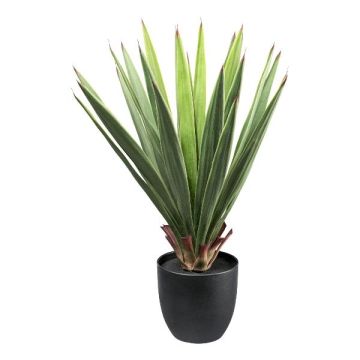 Palmier artificiel Yucca elephantipes ISERE, pot décoratif, vert, 70cm