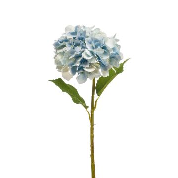 Fleur décorative Hortensia LOVA, bleu clair-crème, 50cm