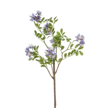 Branche artificielle de daphné HUASCA, bleu, 100cm