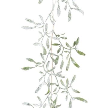 Guirlande artificielle de gui FIMPRO, fruits, givré, blanc-vert, 105cm