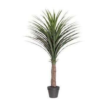 Palmier artificiel Yucca rostrata QUIME en pot décoratif, 115cm