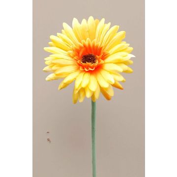 Fleur artificielle Gerbera TEUDELINDE, jaune, 55cm, Ø8cm