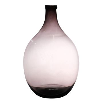 Vase décoratif en verre OMAIA, recyclé, violet-transparent, 43cm, Ø29cm