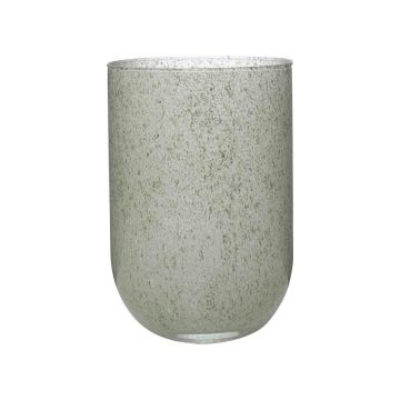 Vase décoratif en verre MARISA, granit-vert, 20cm, Ø14cm