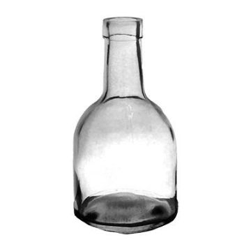 Bouteille en verre URSOLA, transparent, 16cm, Ø8cm