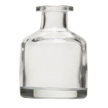 Bouteille COLUMBANO en verre, transparent, 11,2cm, Ø8cm