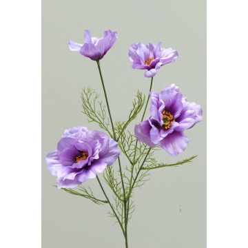 Branche de fleurs décorative Cosmos PRESTIOSA, lilas, 75cm