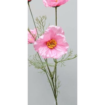 Branche de fleurs décorative Cosmos PRESTIOSA, rose, 75cm