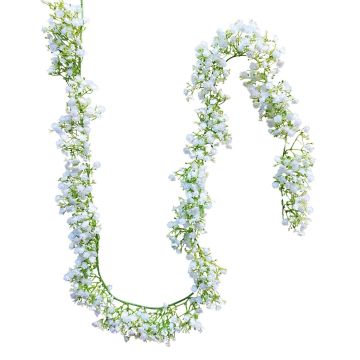 Guirlande de gypsophile artificielle LITAGO, blanc, 180cm