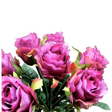 Bouquet de roses artificielles MURINET, violet, 35cm