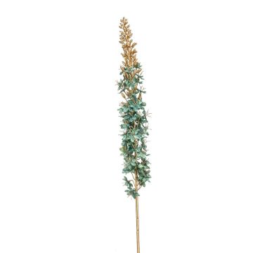 Eremurus artificiel NINFEA, turquoise-or, 105cm