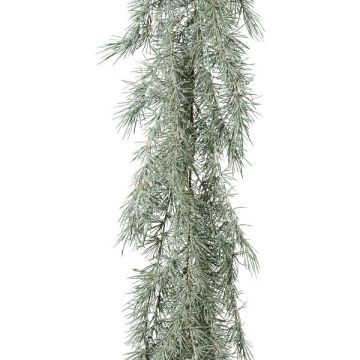 Guirlande de plantes artificielles Cèdre MEFROS, givré, vert, 185cm