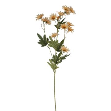 Marguerite artificielle FENAS, jaune-orange, 65cm