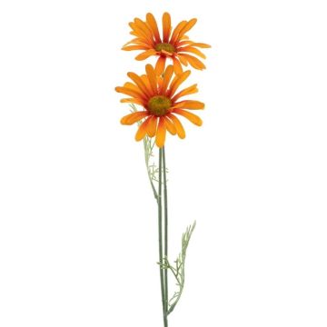 Marguerite décorative SOPY, orange, 55cm