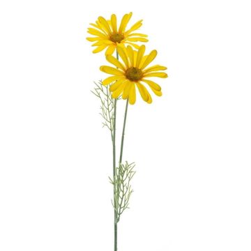 Marguerite décorative SOPY, jaune, 55cm