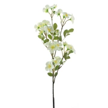 Fleur en tissu Impatiens walleriana WENIA, crème, 70cm