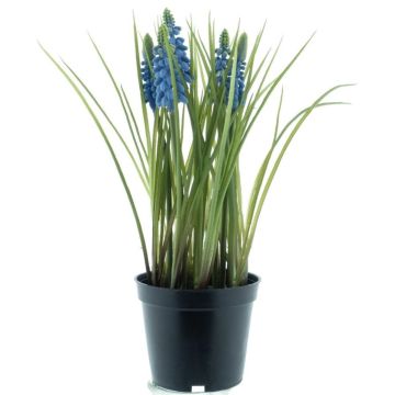 Muscari artificiel INDALU, bleu, 25cm