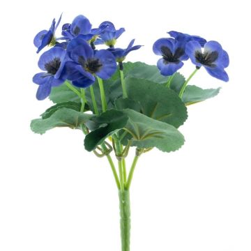 Fleur décorative Pensée EROMA, piquet, bleu-violet, 20cm